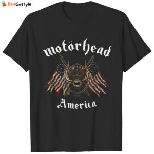Motorhead America T-Shirt GM-Motorhead Graphic Tee for Men