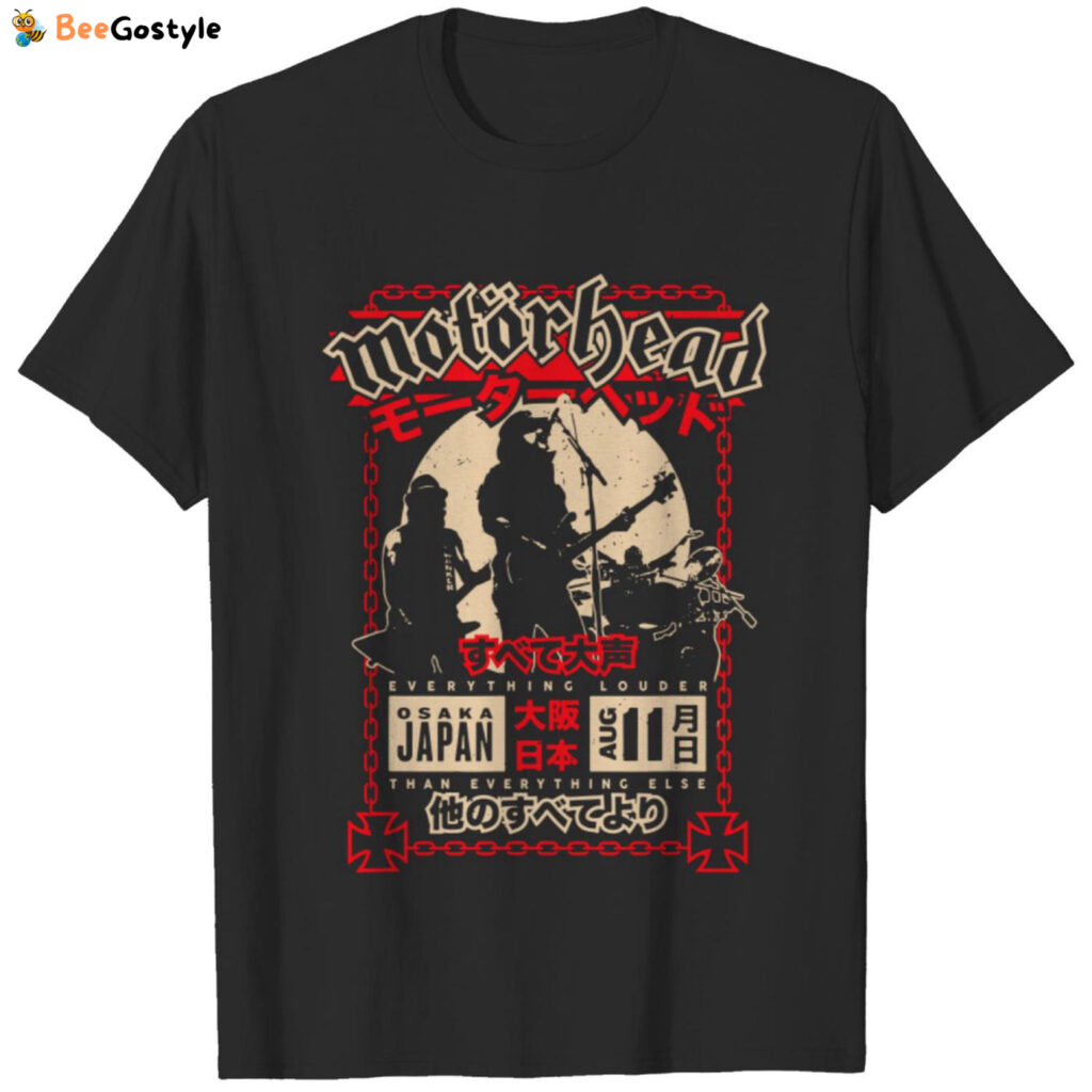 Motorhead T-shirt: Rock Loud in Osaka – Official Merchandise Motorhead T-shirt: Rock Loud in Osaka – Official Merchandise