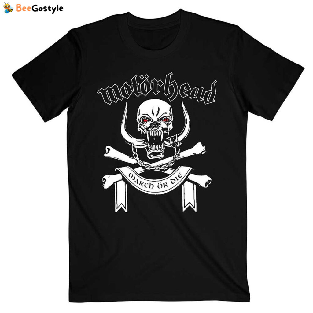 Motorhead T-Shirt: March or Die Lyrics – Rock Band Tee for Fans Motorhead T-Shirt: March or Die Lyrics – Rock Band Tee for Fans