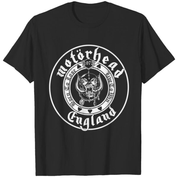Motorhead England Tshirt with Burn Out Finish – Rock Your Style!
