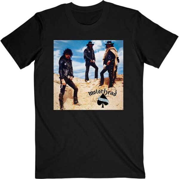 Motorhead Unisex T-Shirt: Ace of Spades Track List (Back Print) – Heavy Metal Fans Must-Have!
