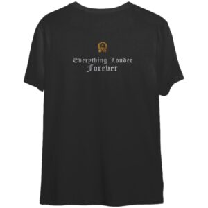 Motorhead Unisex T-Shirt: Everything Louder Forever - Back Print Design 3