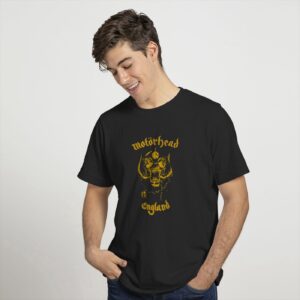 Motorhead Unisex Tee: England Classic Gold - Rock Your Style Today! 1
