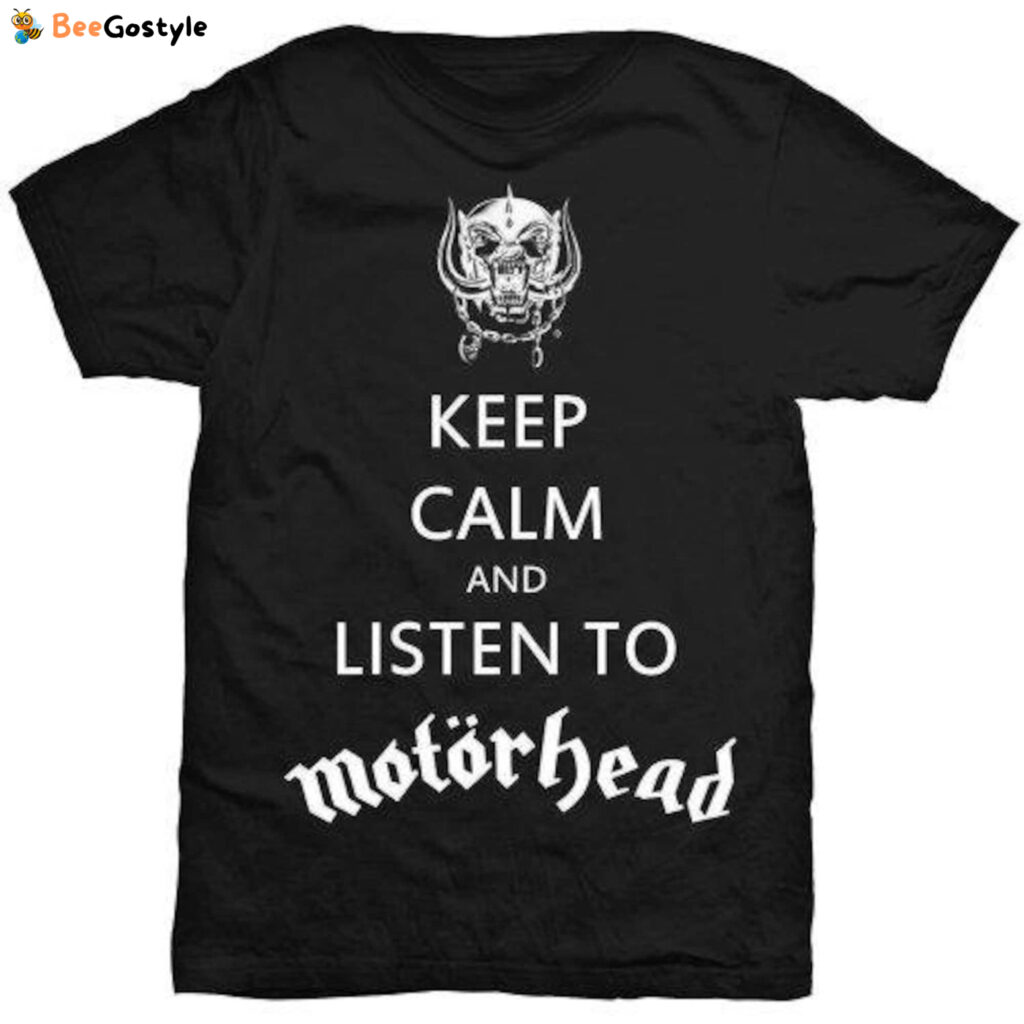 Motorhead Unisex Tee: Keep Calm Graphic Shirt for Men and Women