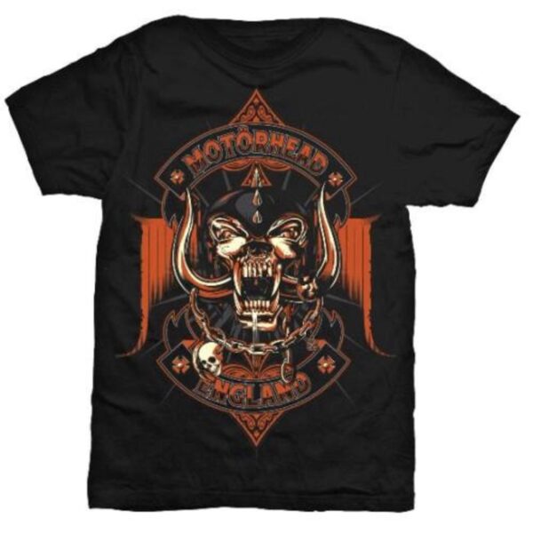 Motorhead Unisex Tee: Orange Ace – Stylish Unisex Shirt for Music Fans