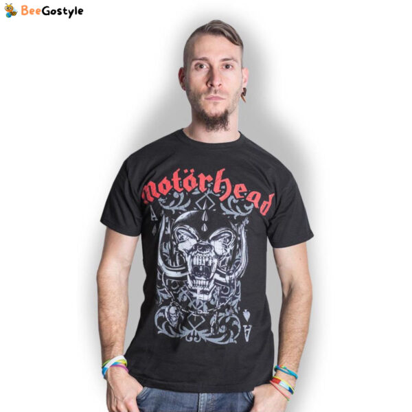 Motorhead Playing Card Unisex Tee: Rock & Roll Style for All