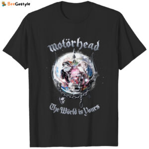 Motorhead Unisex Tee: The World is Your Album - Rock-inspired Graphic Tee