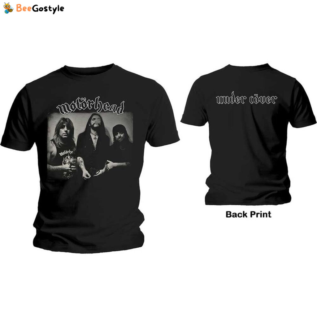 Motorhead Unisex Tee: Under Cover Back Print – Rock Band Graphic Tee Motorhead Unisex Tee: Under Cover Back Print – Rock Band Graphic Tee