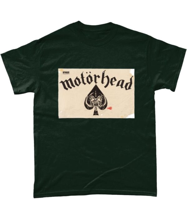 Vintage Motorhead Flyer Shirt – Retro Rock Band Tee for Music Fans