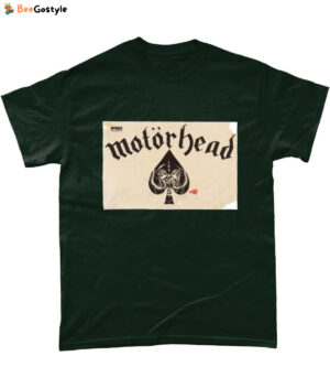 Vintage Motorhead Flyer Shirt - Retro Rock Band Tee for Music Fans