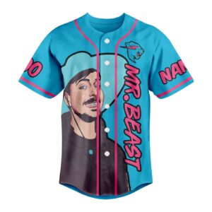 MrBeast Baseball Jersey For Men Women And Kids Gift for Fans 1