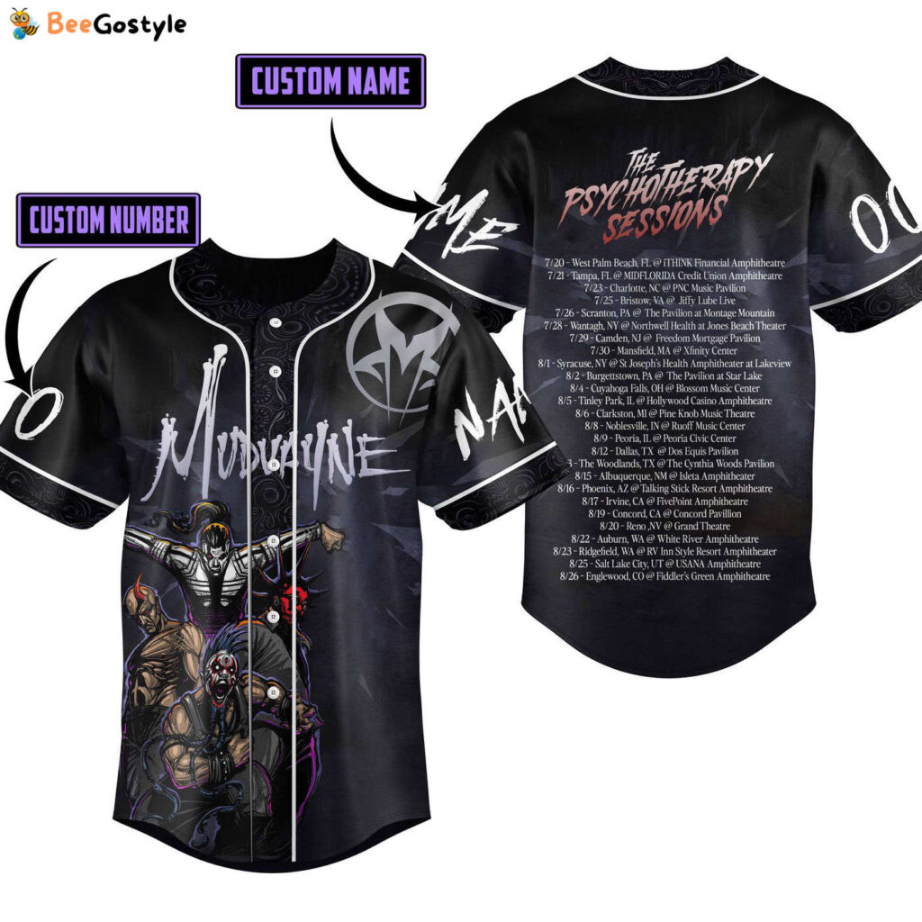 Mudvayne Baseball Jersey For Men Women And Kids Gift for Fans Mudvayne Baseball Jersey For Men Women And Kids Gift for Fans