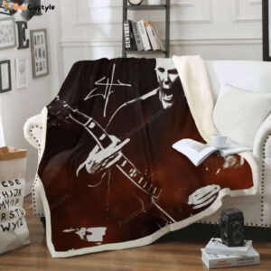 Music Metallica Hetfield – Music Legends Art For Fans Sherpa Fleece Blanket