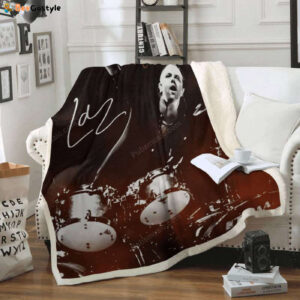 Music Metallica Lars – Music Legends Art For Fans Sherpa Fleece Blanket