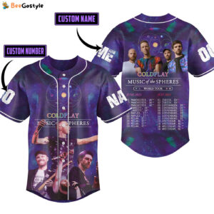 Music of the Spheres Coldplay Baseball Jersey For Men Women And Kids Gift for Fans