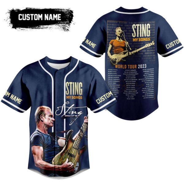 My Songs Sting Baseball Jersey For Men Women And Kids Gift for Fans