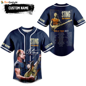 My Songs Sting Baseball Jersey For Men Women And Kids Gift for Fans