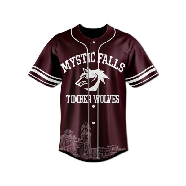 Mystic Falls Timber Wolves Baseball Jersey For Men Women And Kids Gift for Fans