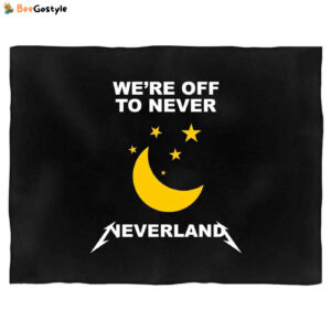 Neverland Metallica Cute Gift Metal Rock N Roll Nirvana Blanket
