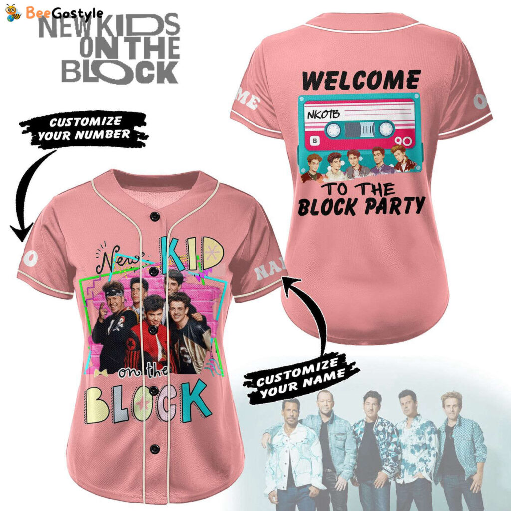 New Kids On The Block Baseball Jersey For Men Women And Kids Gift New Kids On The Block Baseball Jersey For Men Women And Kids Gift