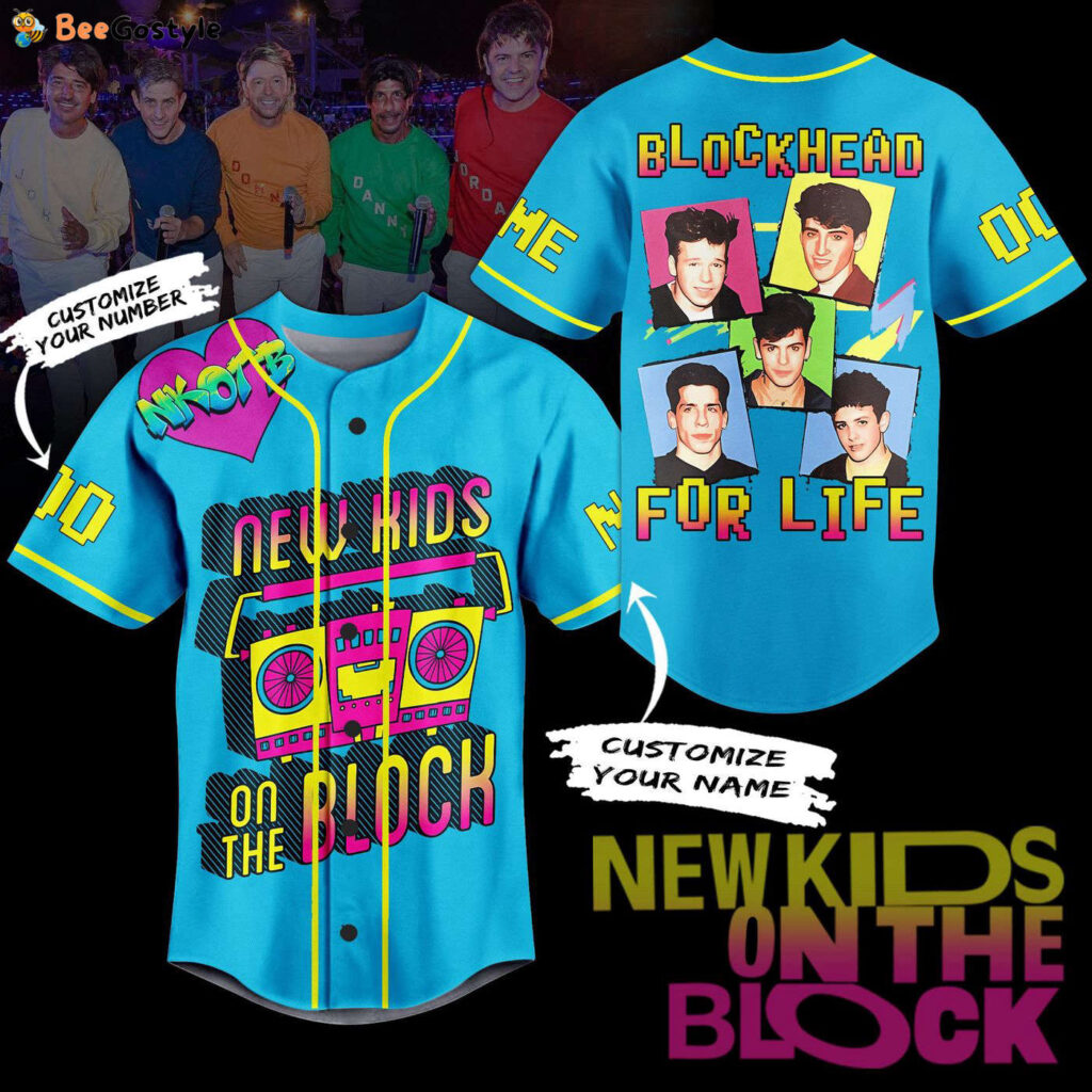 New Kids On The Block Baseball Jersey For Men Women And Kids Gift New Kids On The Block Baseball Jersey For Men Women And Kids Gift