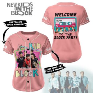 New Kids On The Block Baseball Jersey For Men Women And Kids Gift 1