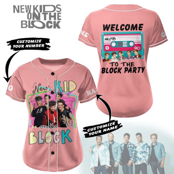 New Kids On The Block Baseball Jersey For Men Women And Kids Gift
