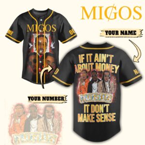 New Money Migos Baseball Jersey For Men Women And Kids Gift 1