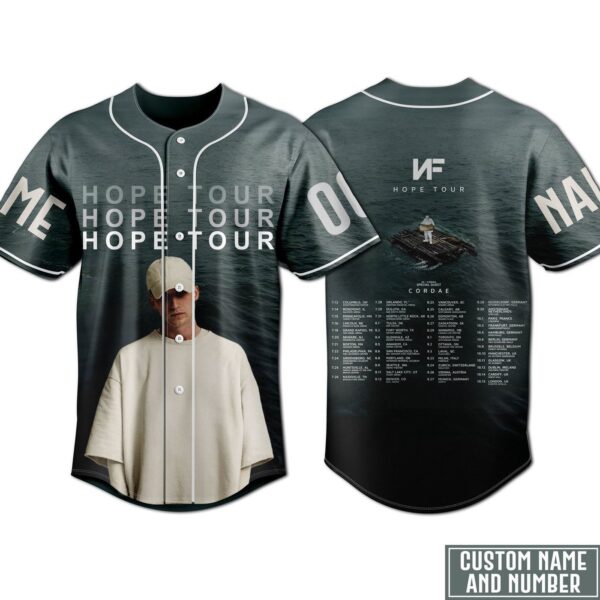 NF Hope Tour Baseball Jersey For Men Women And Kids Gift for Fans