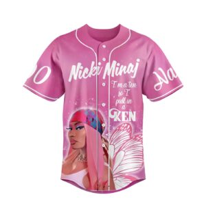 Nicki Minaj Baseball Jersey For Men Women And Kids Gift for Fans 1