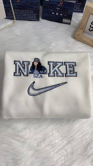 Nike SZA SOS Tour Embroidered Crewneck T-Shirt, Sweatshirt for Fans