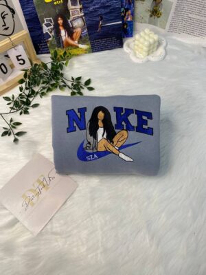Nike x SZA Embroidered Crewneck T-Shirt, Sweatshirt for Fans