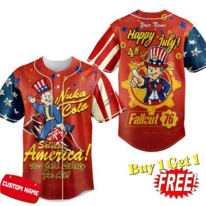 Nuka Cola Baseball Jersey For Men Women And Kids Gift for Fans 1