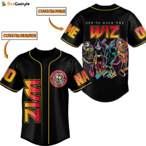 Off To Rock The Wiz Baseball Jersey For Men Women And Kids Gift