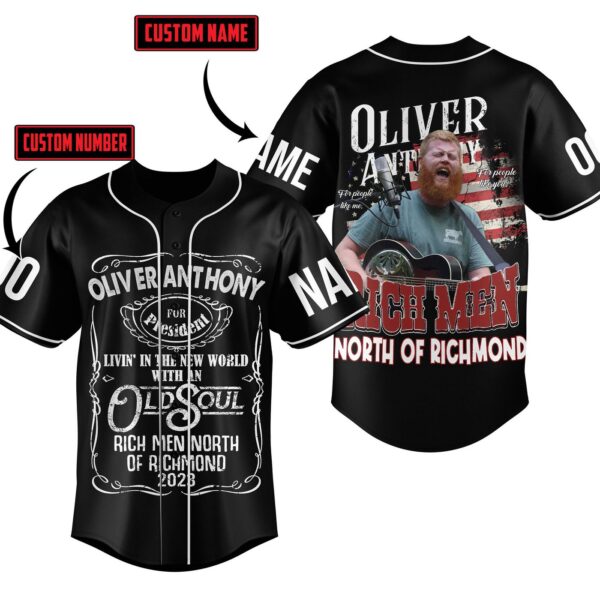 Oliver Anthony Baseball Jersey For Men Women And Kids Gift for Fans