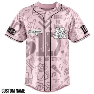 One Direction Baseball Jersey For Men Women And Kids Gift for Fans 3