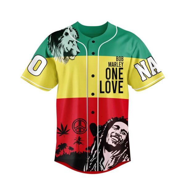 One Love Bob Marley Baseball Jersey For Men Women And Kids Gift for Fans
