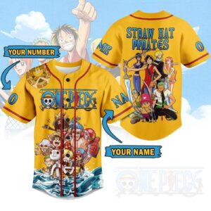 One Piece Baseball Jersey For Men Women And Kids Gift for Fans 1