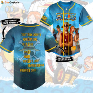 One Piece Characters Baseball Jersey For Men Women And Kids Gift