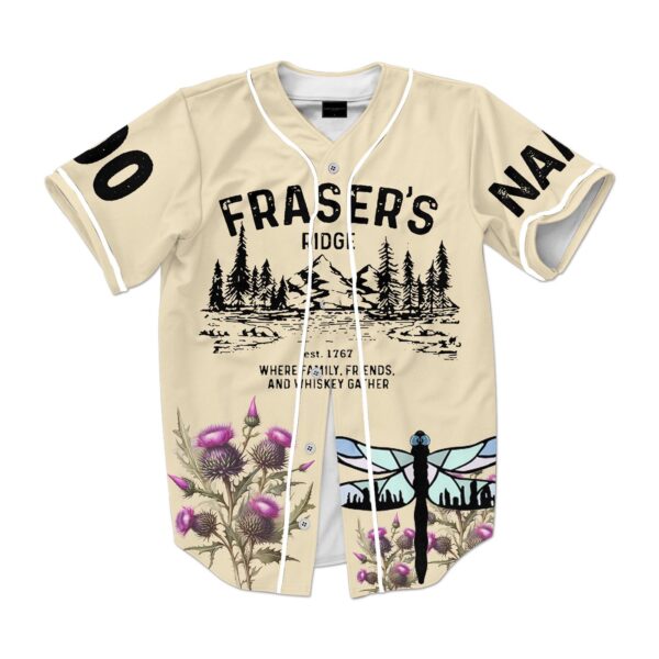Outlander Fraser Ridge Baseball Jersey For Men Women And Kids Gift for Fans