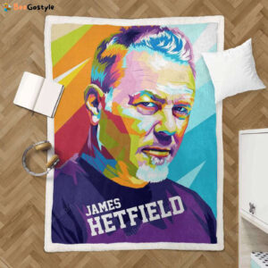PAPA HET – Metallica Sherpa Fleece Blanket