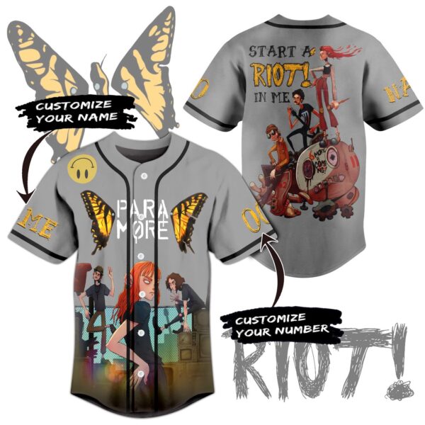 Paramore Riot!Baseball Jersey For Men Women And Kids Gift for Fans