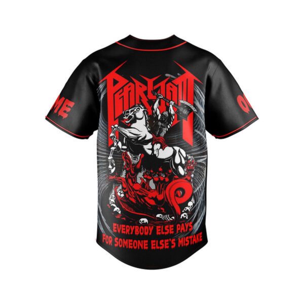 Pearl Jam Baseball Jersey For Men Women And Kids Gift for Fans