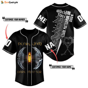 Pearl Jam Dark Matter Baseball Jersey For Men Women And Kids Gift