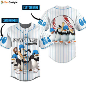 Penguins Of Madagascar Baseball Jersey For Men Women And Kids Gift