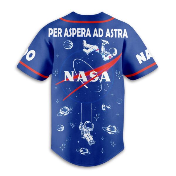 Per Aspera ad Astra Nasa Baseball Jersey For Men Women And Kids Gift