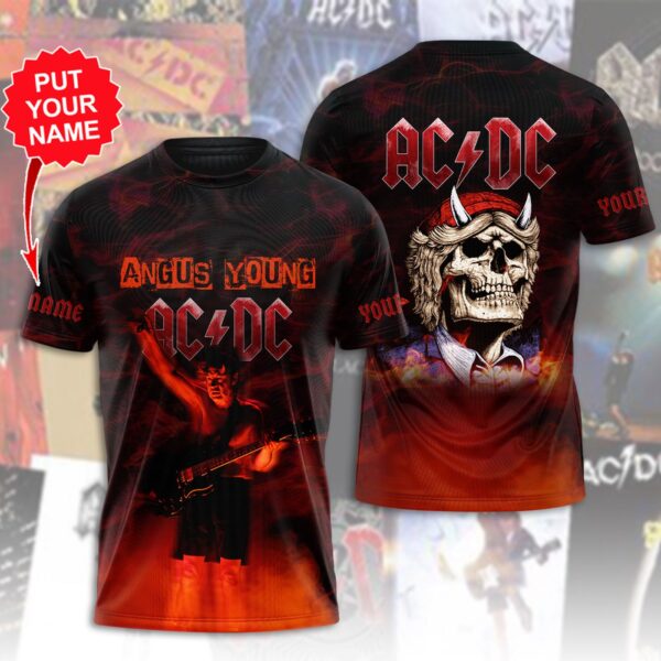 Personalized AC/DC 3D 3D T-Shirt – Sweatshirt – Hoodie – Gift  for Men Women