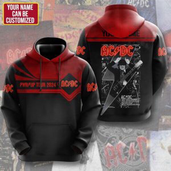 Personalized AC/DC 3D 3D T-Shirt – Sweatshirt – Hoodie – Gift  for Men Women