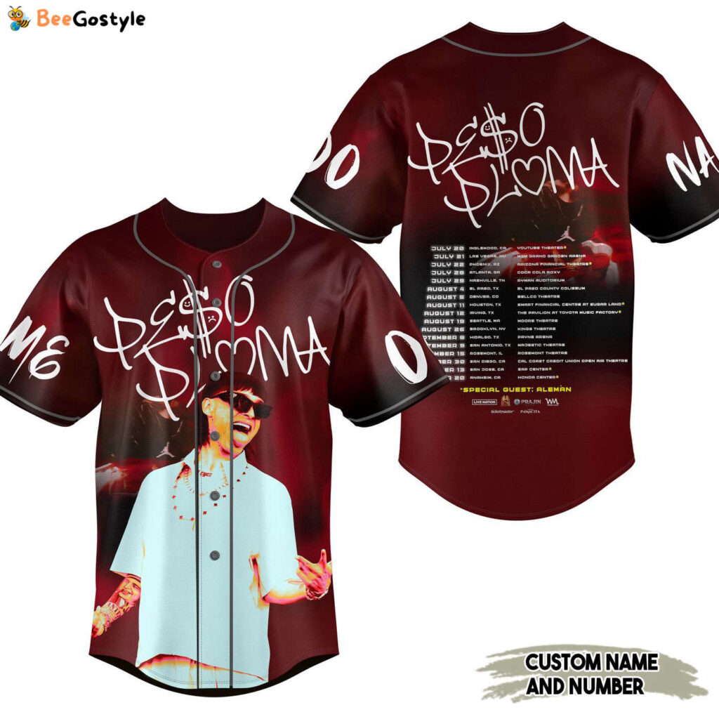 Peso Pluma Baseball Jersey For Men Women And Kids Gift Peso Pluma Baseball Jersey For Men Women And Kids Gift
