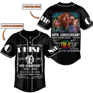 Phish Giftth Anniversary Baseball Jersey For Men Women And Kids Gift 1